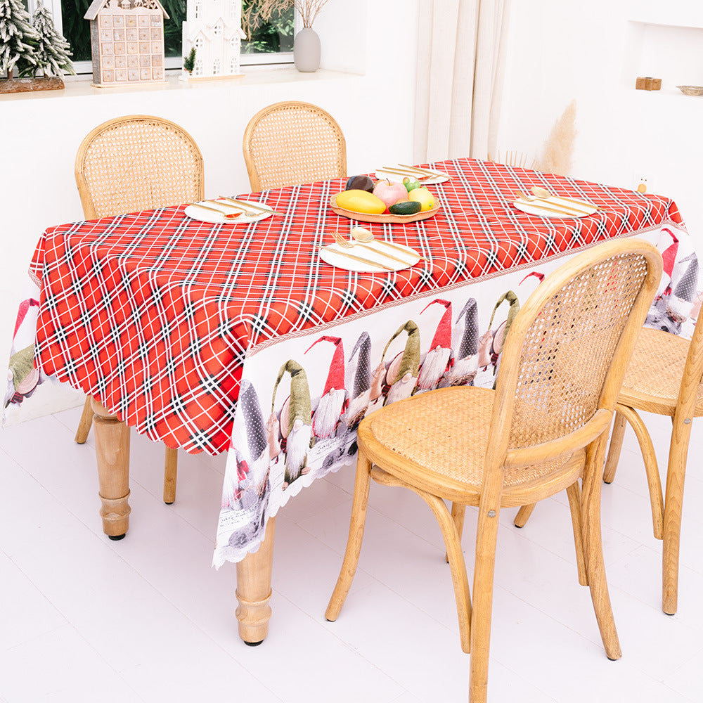 Christmas Decoration Creative Christmas Printed Tablecloth Table Flag Christmas Desktop Decoration Supplies - V.I.P Digital Presence