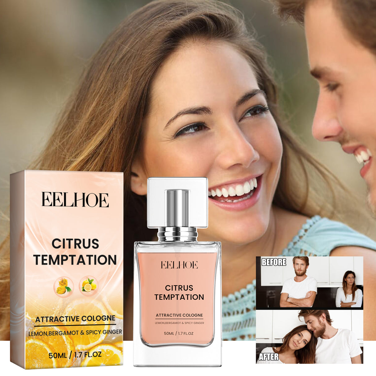 Citrus Temptation, Lasting Fragrance Couples Date Fragrance Natural And Fresh To Take With You - V.I.P Digital Presence