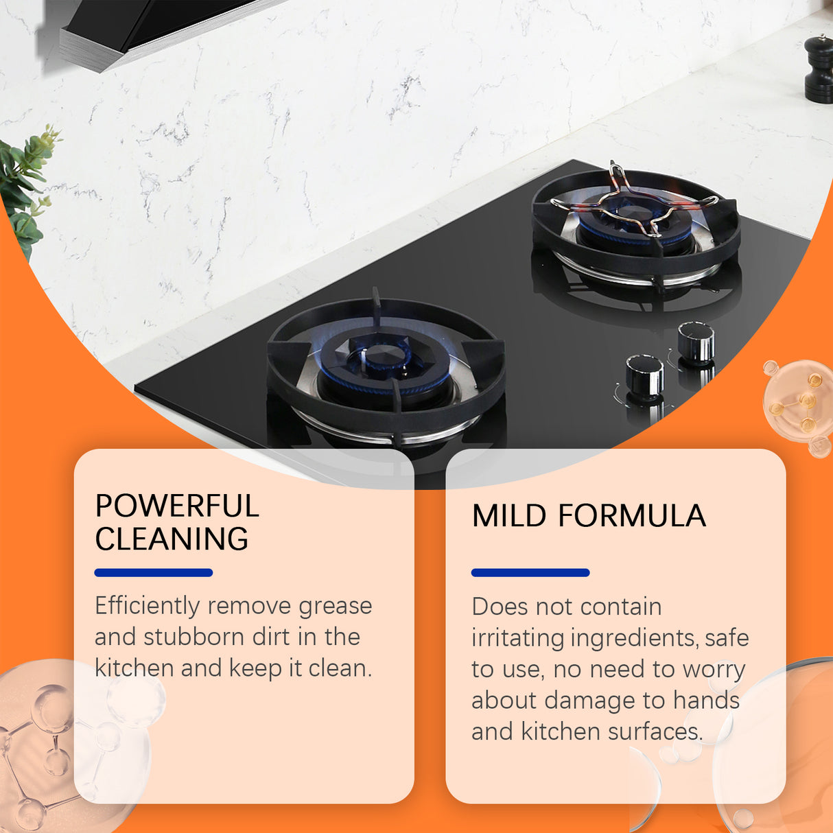 Kitchen Spray Cleaner, Kitchen Stove Hood Cleaning Oil And Dirt Removal Cleaner - V.I.P Digital Presence