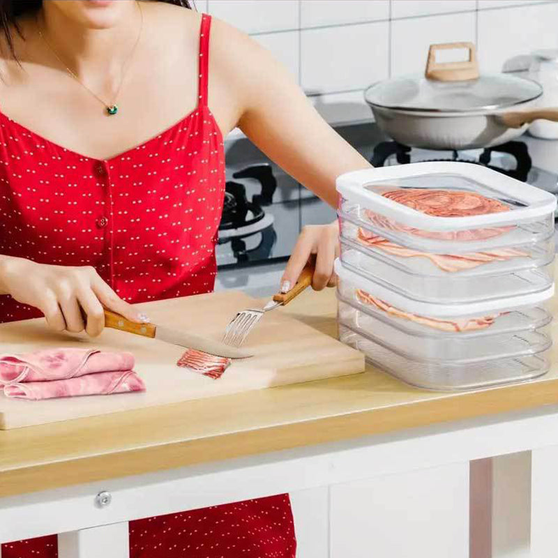 Fridge containers for deli meat and cold cuts, airtight with lids, 18.6oz, 24 pack, BPA-free. - V.I.P Digital Presence