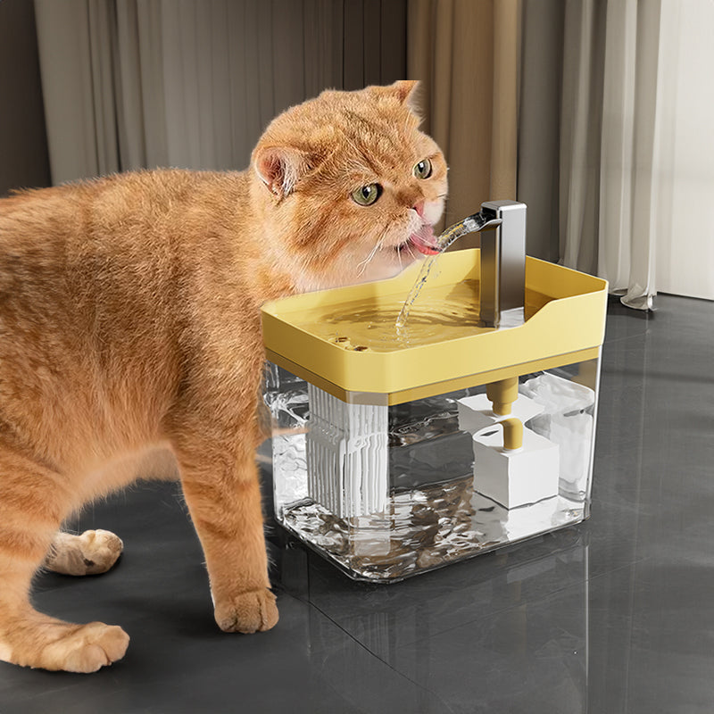 Automatic cat water fountain with filter, USB-powered, anti-dry & circular filtration. - V.I.P Digital Presence