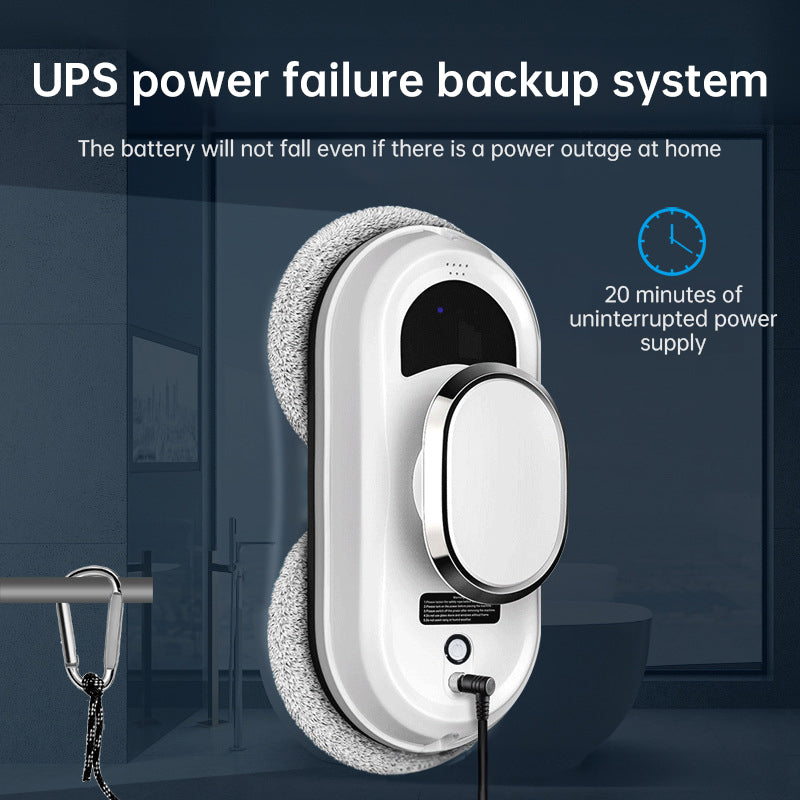 5600Pa Smart Window Cleaning Robot Auto-Guided, Remote-Controlled Glass Cleaner for Home Use - V.I.P Digital Presence