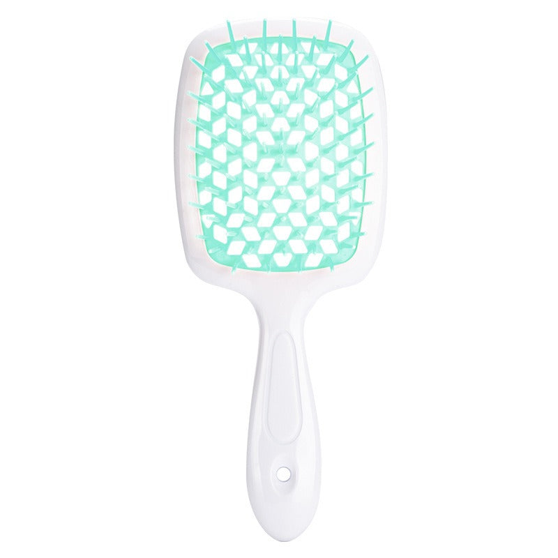 Honeycomb hollow massage comb, smooth hair grid comb, smooth hair dry and wet dual-purpose comb, curly and fluffy hair styling comb - V.I.P Digital Presence