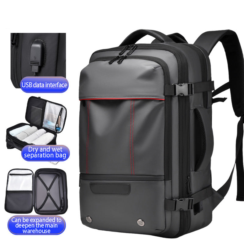Men's Backpack Business Travel Backpack Large Capacity Expansion Multifunctional Vacuum Compression Backpack for Men - V.I.P Digital Presence