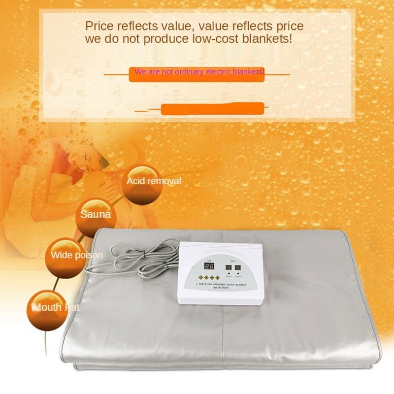 Far Infrared Remote Control Sweat Blanket Acid Blanket Whole Body Perspiration Beauty Salon Seabuckthorn Perspiration Cold Exhaust Heating Space Blanket - V.I.P Digital Presence