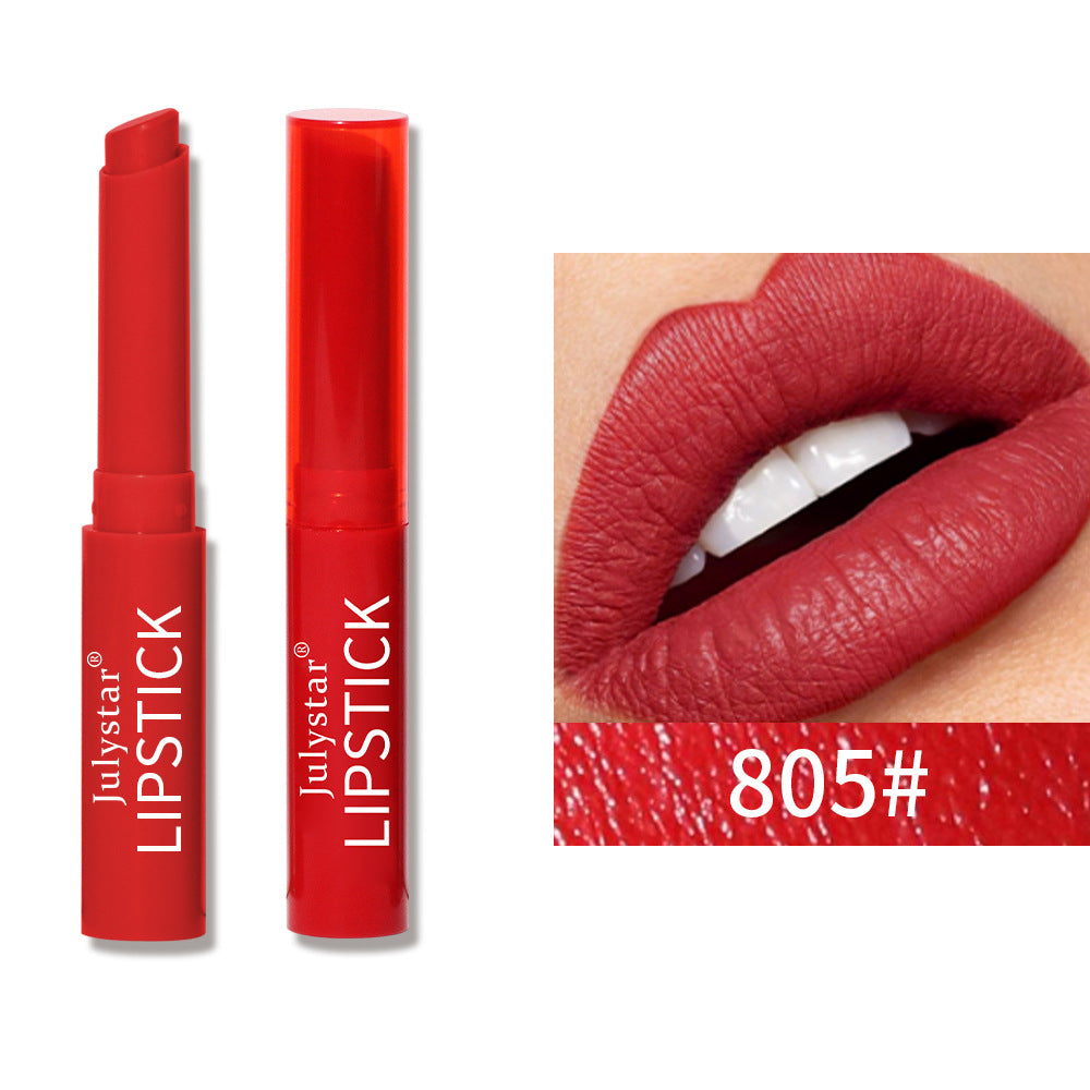 Durable Waterproof Non Stick Cup Genuine Six Color Lipstick Matte Velvet Foggy Lipstick - V.I.P Digital Presence