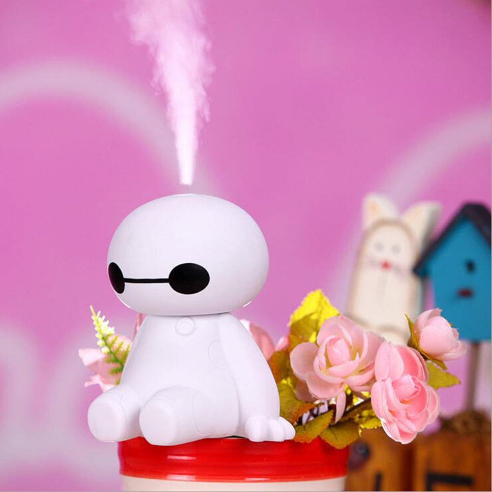 200ML USB Big Hero Baymax Dry Protect Ultrasonic Essential Oil Aroma Diffuser Air Humidifier - V.I.P Digital Presence