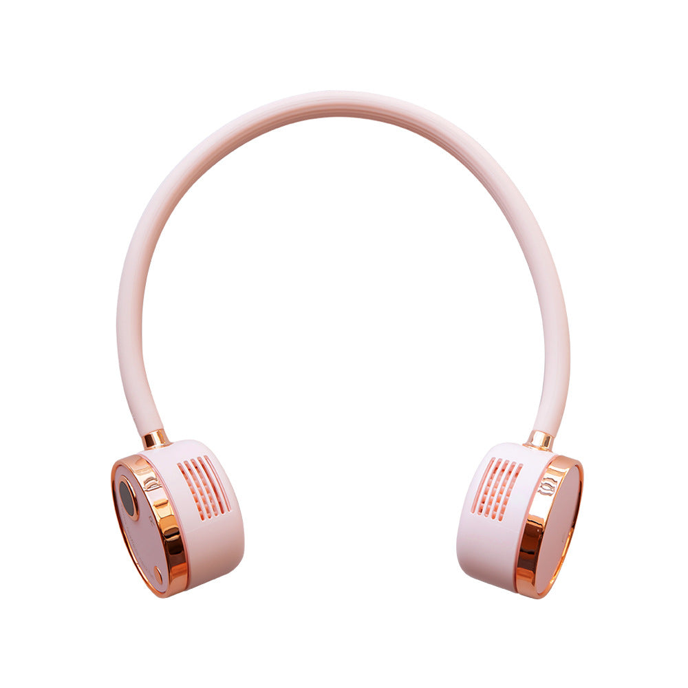 New Product G2 Digital Display Hanging Neck Fan Usb Mini Portable Fan Large Capacity Charging Leafless Hanging Neck Lazy Fan