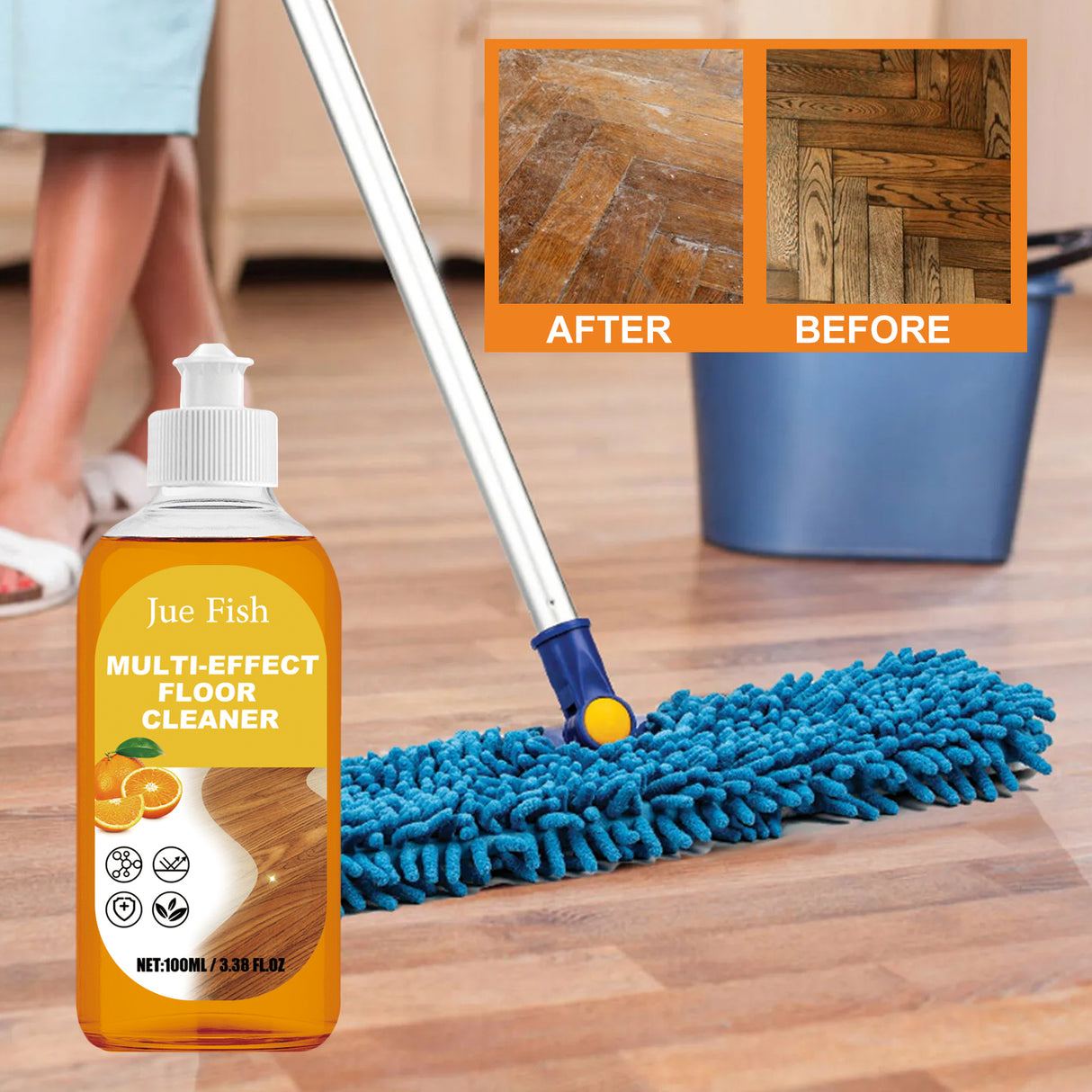 Multi-Effect Floor Cleaner, Gently Clean Floor Tiles Wooden Furniture Stubborn Dirt Stains - V.I.P Digital Presence