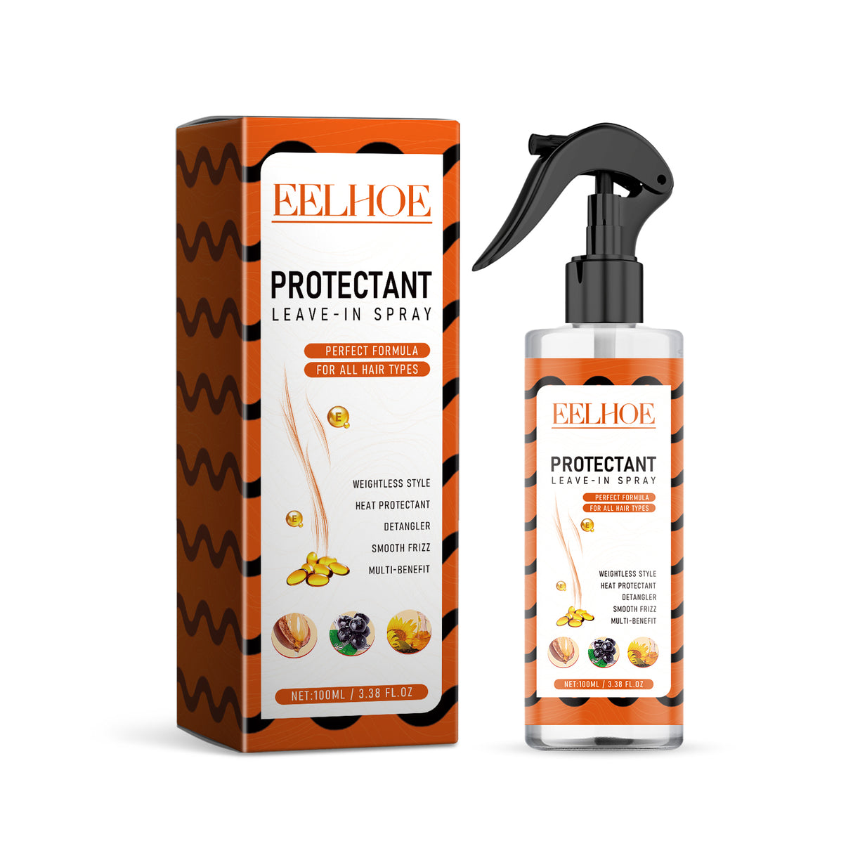 Protectant Leave-In Spray, Repair Bifurcated Dry Hair And Frizzy Hair Damaged Moisturize Hair And Smooth Hair - V.I.P Digital Presence