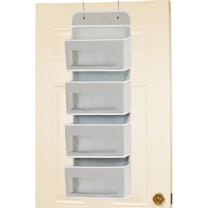 5 - Shelf Hanging Storage: Anti - Tilt, 5 large pockets. Good for bedroom, bathroom, living room (behind - door use). - V.I.P Digital Presence