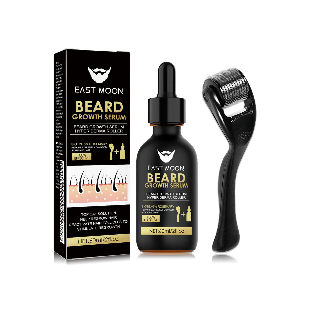 Facial Care Essence Set Men's Facial Care Hair Nourishing Beard Care - V.I.P Digital Presence