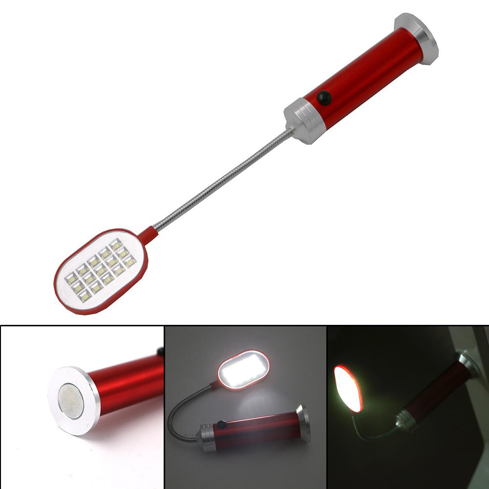 LED Flashlight Flexible 1 Mode Aluminum Desk Light Lamp 15 LED With Magnet Torch Perfect Companion Light - V.I.P Digital Presence