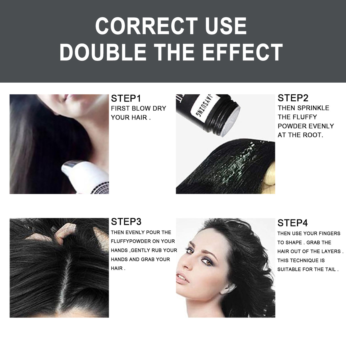 Hair Puff Powder Men's And Women's Hair Styling Care Leave-In Fluffy Refreshing Gentle Puff Powder - V.I.P Digital Presence