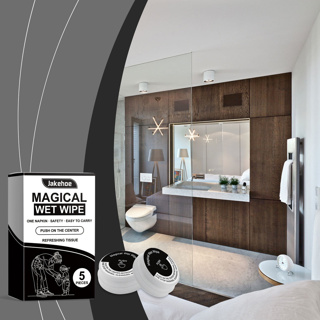 Press Cleaning Wipes Household Multi-Purpose Cleaning Daily Easy-To-Carry Decontamination Cleaning Wipes - V.I.P Digital Presence