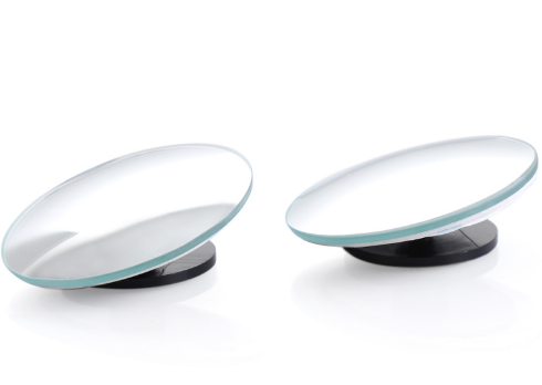 1 pair 360 Degree frameless ultrathin Wide Angle Round Convex Blind Spot mirror for parking Rear view mirror - V.I.P Digital Presence