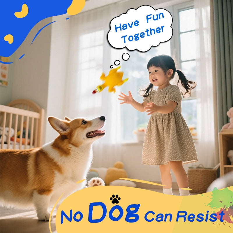 Pet Dog Toy Squeaky Chicken Latex Chew-Resistant for Large and Medium Dogs Boredom Relief Sound-Making Toy for Puppies - V.I.P Digital Presence