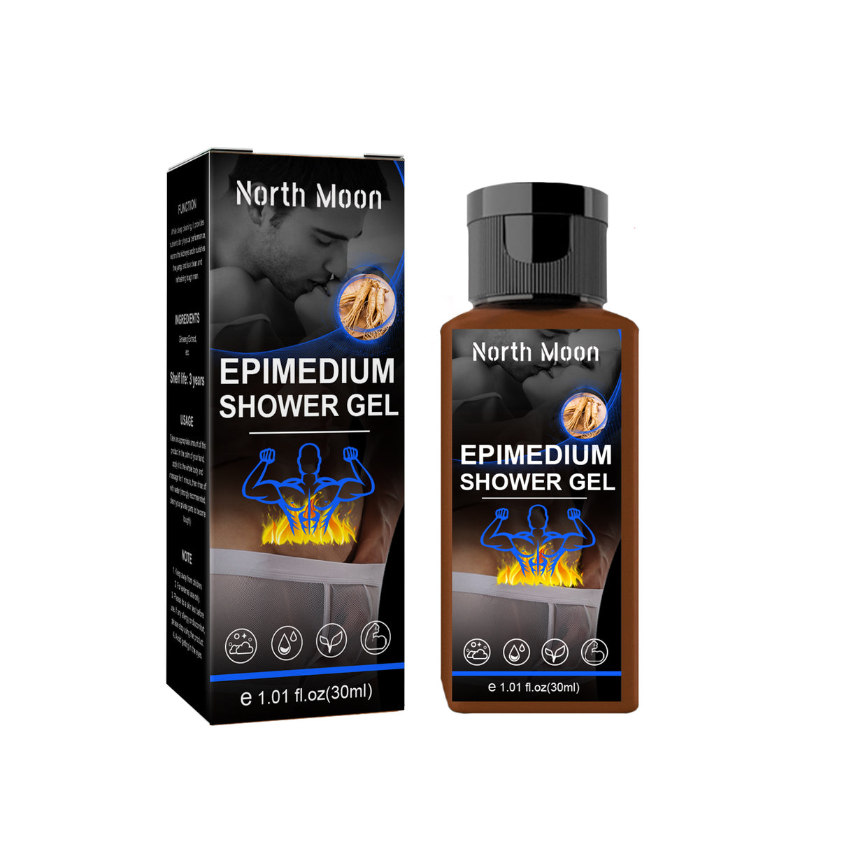 Epimedium Shower Gel, Body Odor Private Parts Clean Refreshing Enhance Endurance Body Wash - V.I.P Digital Presence