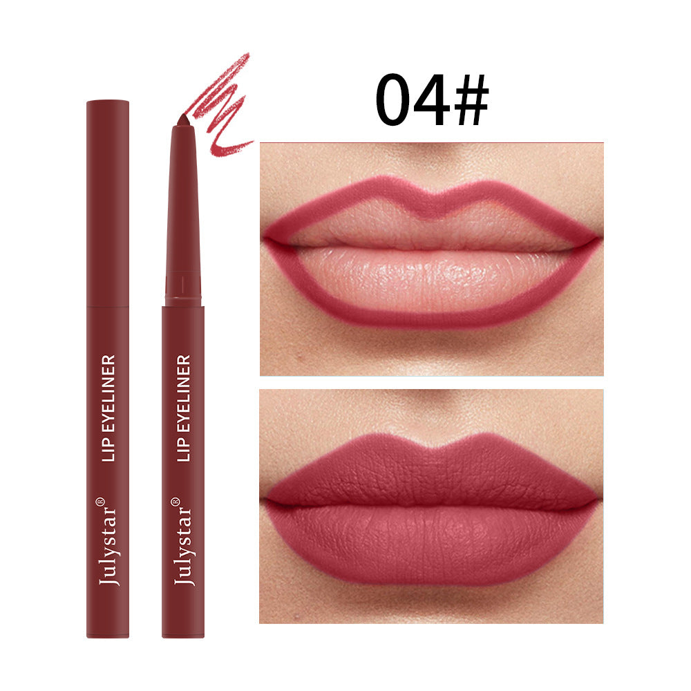Waterproof Lipstick Lips Pink Matte Solid Lipliner - V.I.P Digital Presence