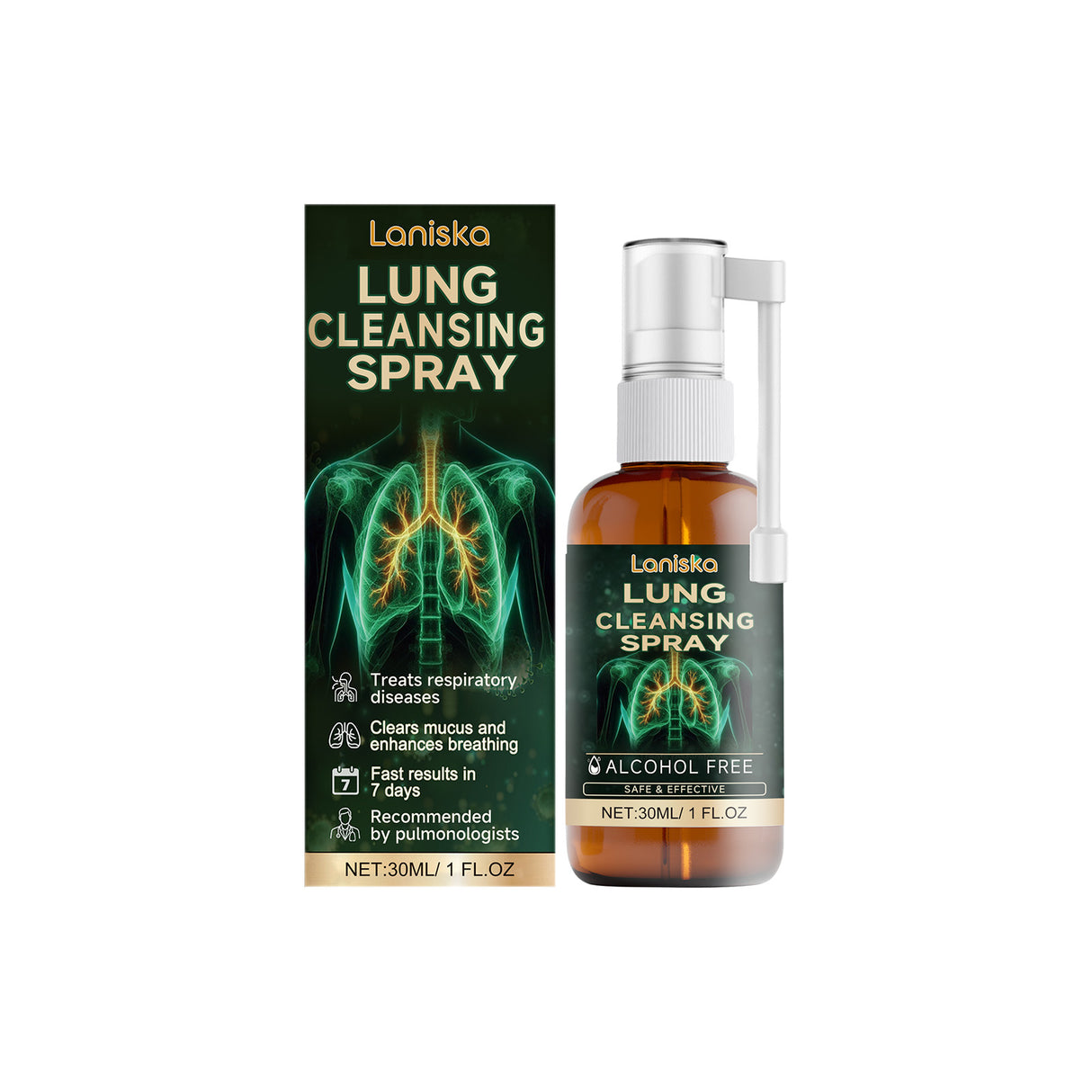 Herbal Body Cleansing Spray Body Repair Cough Relief Herbal Ingredients Treatment Spray - V.I.P Digital Presence