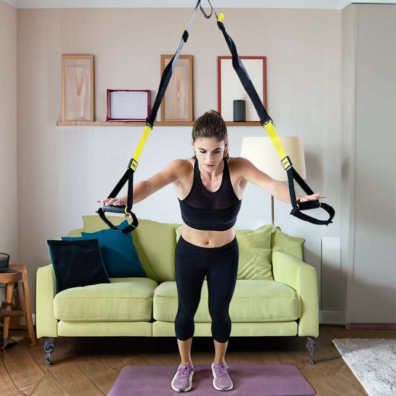 Suspension Training Strap - Adjustable, Wall Mount, Professional (TRX-style) - V.I.P Digital Presence