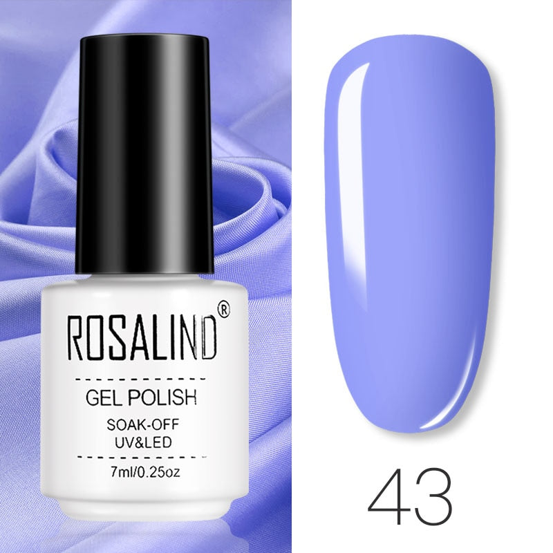 ROSALIND Gel Polish Set Manicure for Nails Semi Permanent Vernis top coat UV LED Gel Varnish Soak Off Nail Art Gel Nail Polish - V.I.P Digital Presence