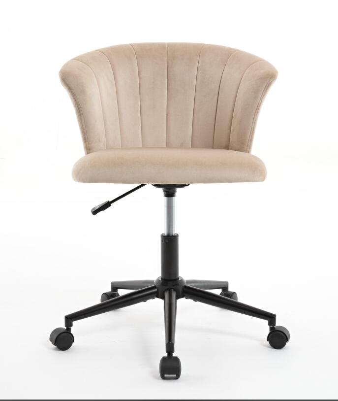 Home Office Chair, Velvet Fabric Swivel Flower Shape Computer Desk Chair for Home Office or Bedroom - V.I.P Digital Presence