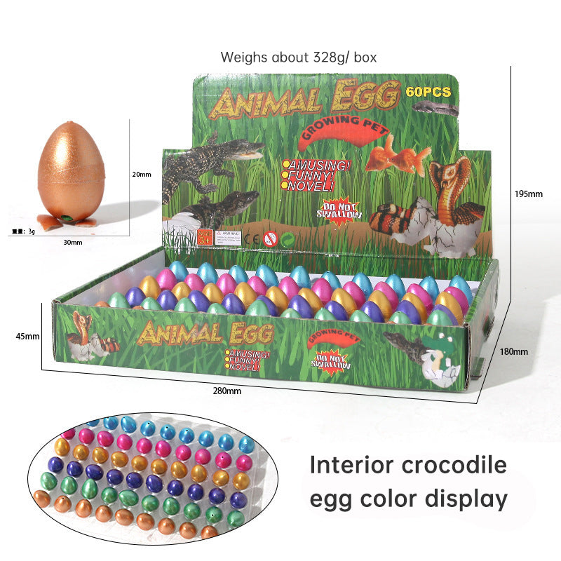 Dinosaur egg children soak in water to expand hatching small toys cracked shell simulation animal - V.I.P Digital Presence