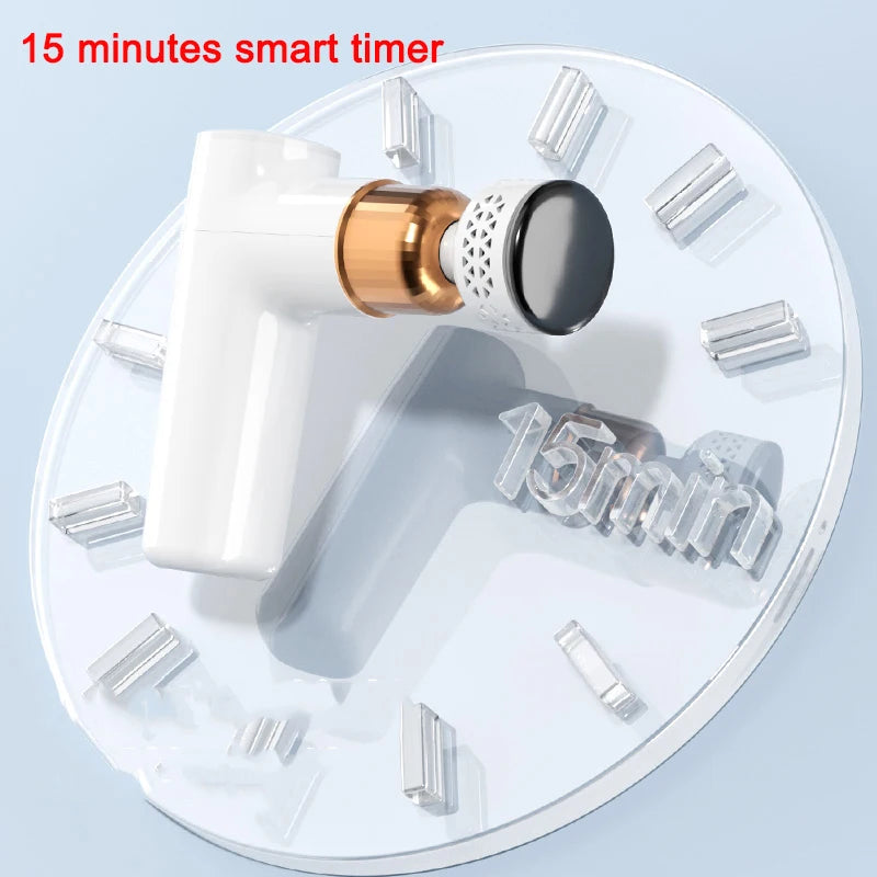 Smart Fascia Gun Massager Electric Booster Massage Gun for Body Massage Relaxation Cold Hot Compress Fitness Muscle Pain Relie - V.I.P Digital Presence