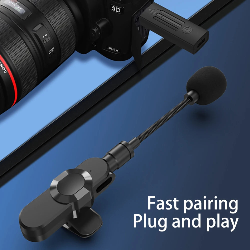 K35D Wireless Microphone 3.5mm Collar style Teacher Classroom Bee Amplifier Extended Video Receiver - V.I.P Digital Presence