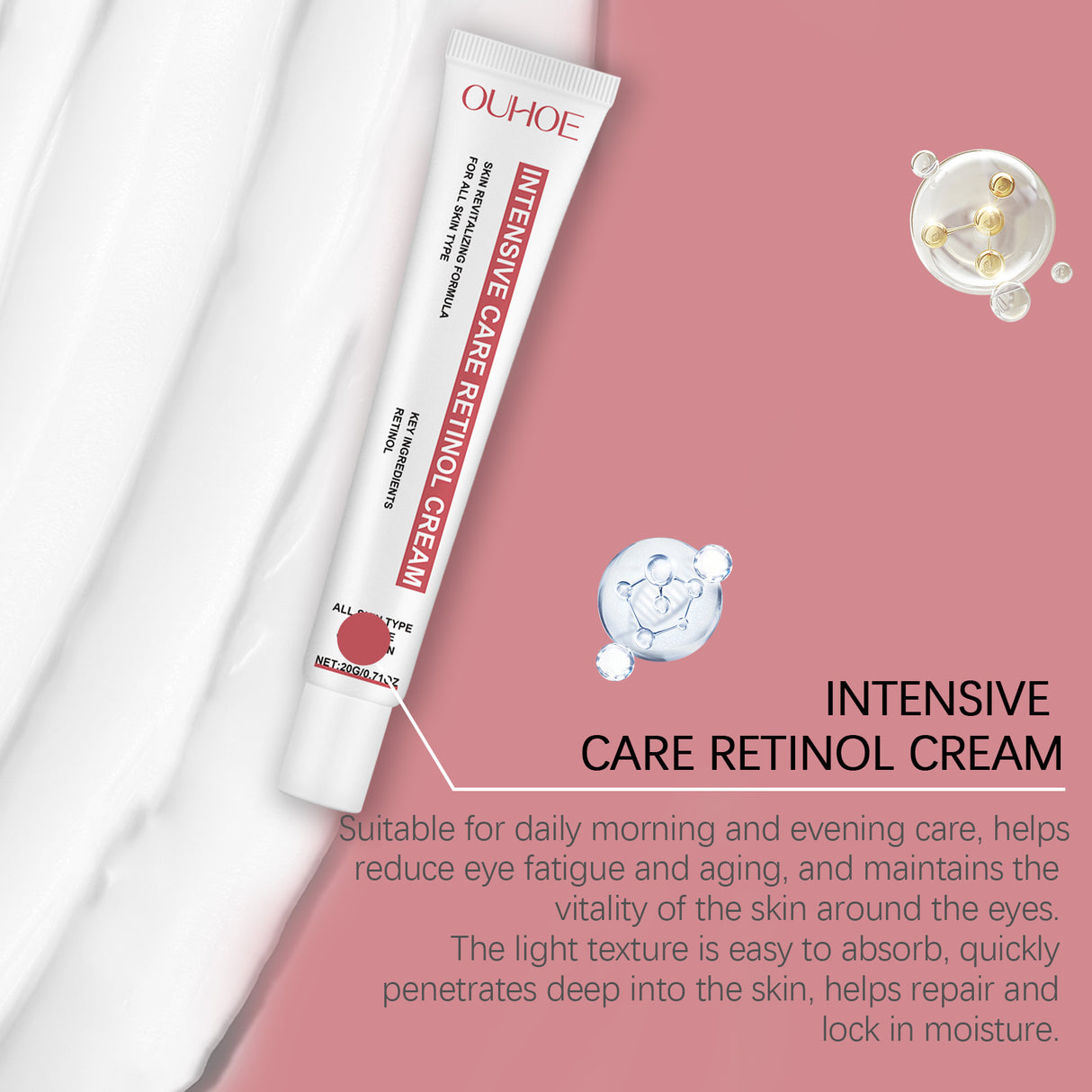 Firming Eye Cream Moisturizes And Hydrates The Skin Around The Eyes, Lightening Fine Lines And Firming Massage Eye Care Cream