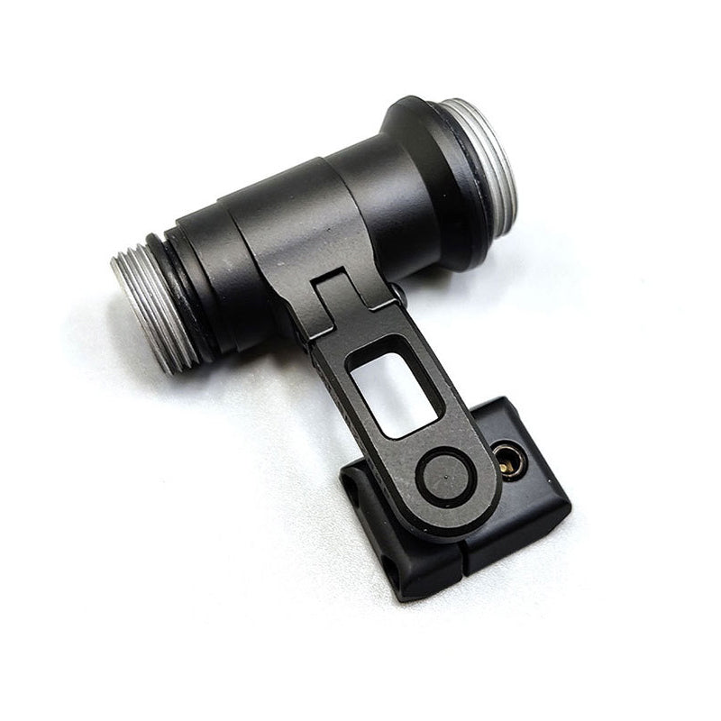 New SS M-AX tactical helmet headlamp stand. Rotating base for night vision flashlights. Durable gun - mounted lighting gear. - V.I.P Digital Presence