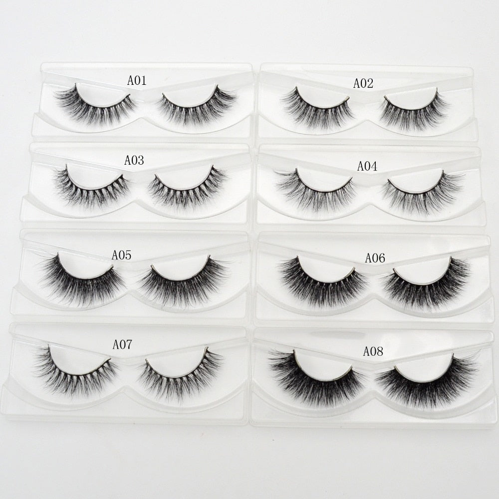3D Mink Eyelashes Crossing Mink Lashes Hand Made Full Strip Eye Lashes 34 Styles cilios naturais False Lashes - V.I.P Digital Presence