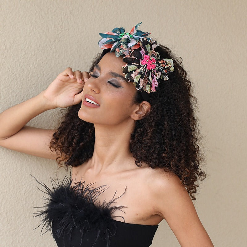 Fashionable handmade fabric flower headbands - V.I.P Digital Presence