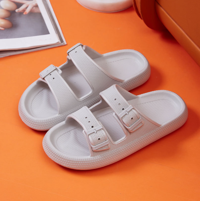 Thick soled slippers Summer home bathroom anti slip and fecal feeling Soft soled couple EVA slippers Male - V.I.P Digital Presence