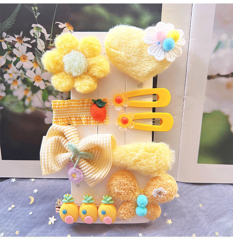 Children's Plush Hair Clip Autumn and Winter New Hair Accessories Little Girls' Hair Clip Cute Headwear - V.I.P Digital Presence