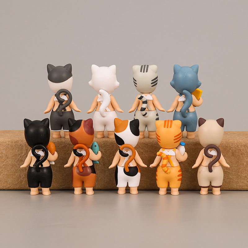 9 Cute Cat Dolls with Meow Angel Doll Handheld Anime Cartoon - V.I.P Digital Presence
