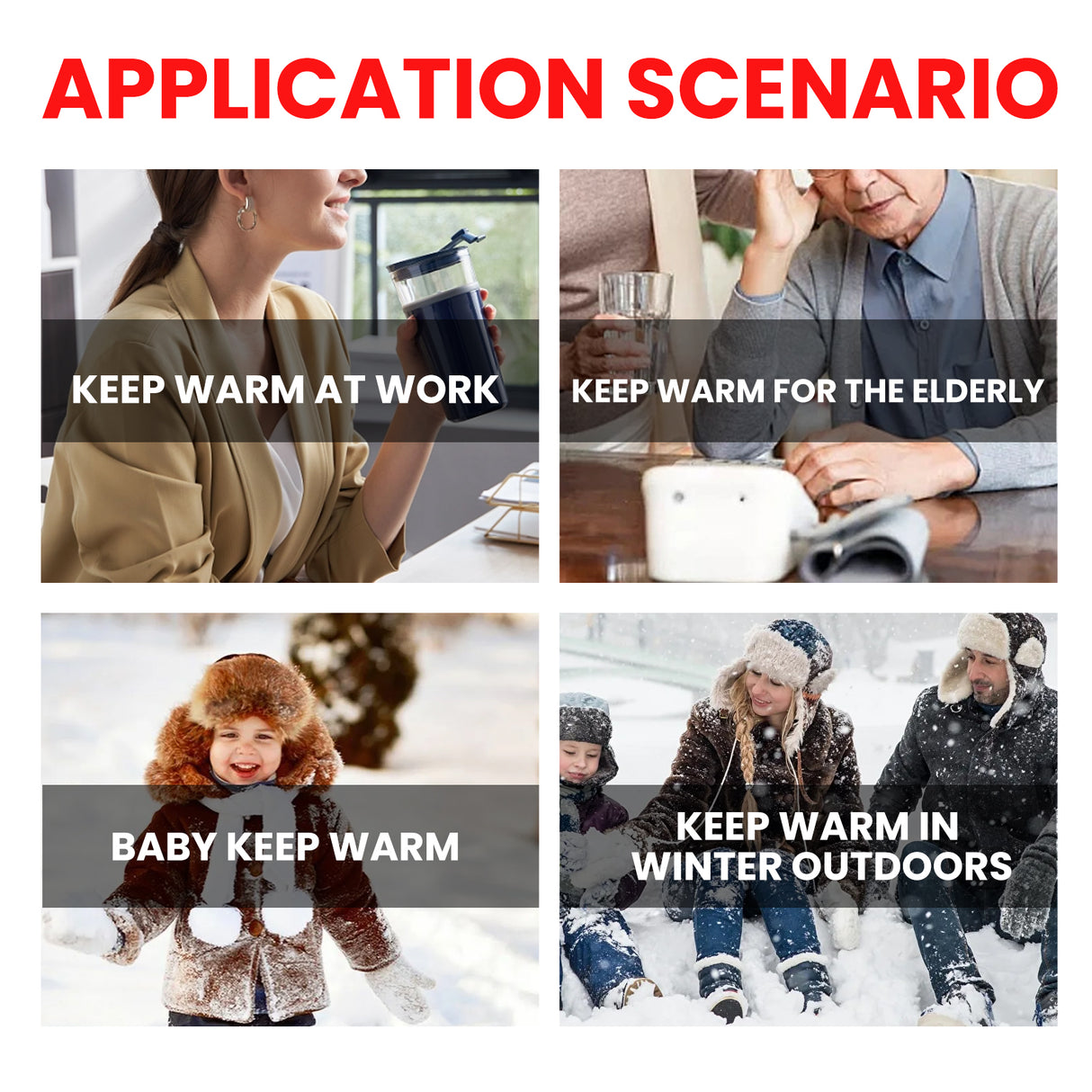 HouKea Heating Scarf, Winter Neck Protector Hot Compress Neck Cover Cold Anti-Freezing Warm Heat Scarf Warm Baby - V.I.P Digital Presence