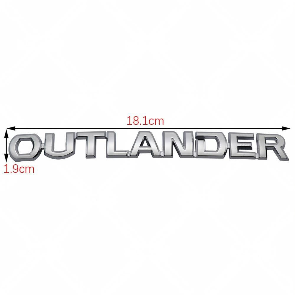 Suitable for Mitsubishi Outlander car labeling, OUTLANDER integrated English label, tail label, and back label - V.I.P Digital Presence