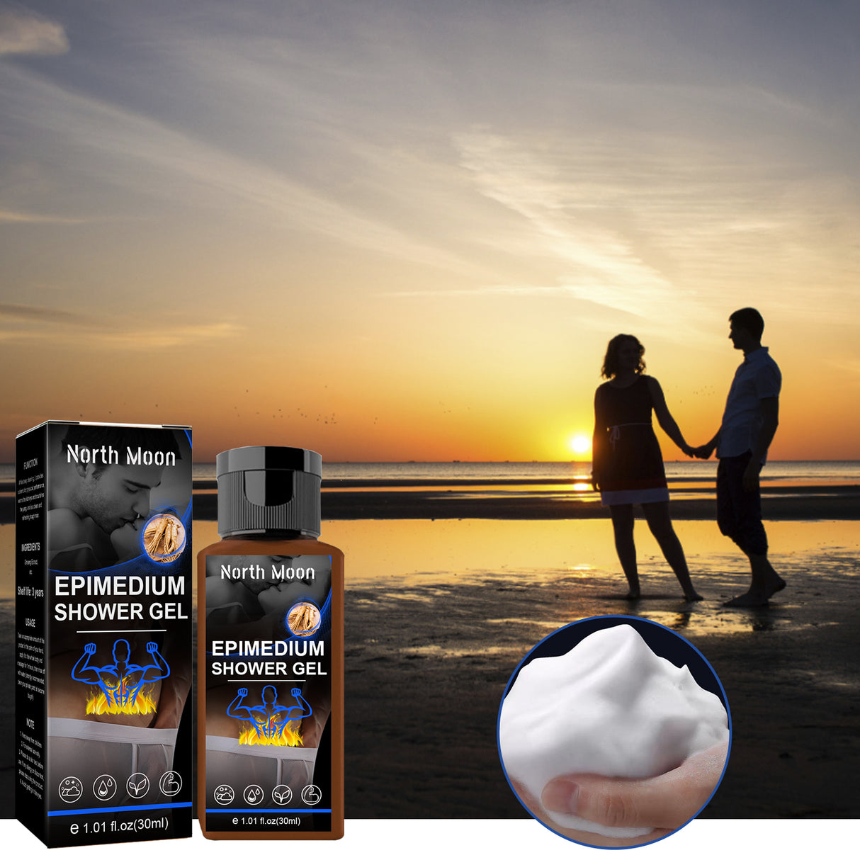 Epimedium Shower Gel, Body Odor Private Parts Clean Refreshing Enhance Endurance Body Wash - V.I.P Digital Presence