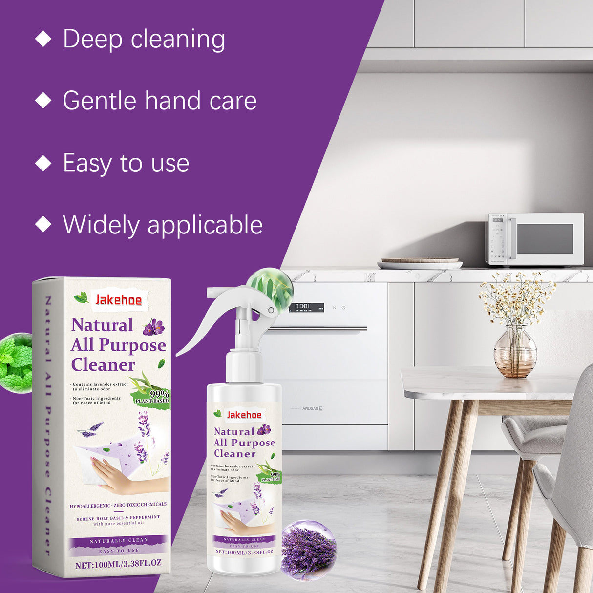 Multi-Purpose Cleaning Spray Kitchen Grease Cleaning Home Care Bathroom Glass Cleaning Spray - V.I.P Digital Presence