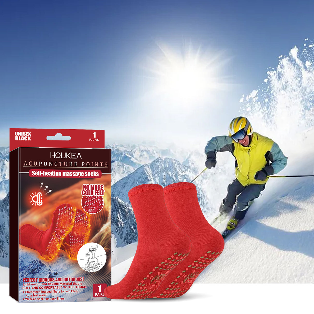 Self-Heating Massage Socks, Winter Outdoor Sports Wind And Cold Foot Care Massage Socks - V.I.P Digital Presence