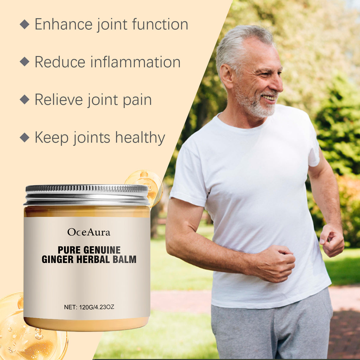 Ginger Herbal Cream Herbal Cream A Body Massage For Comfort On The Knee - V.I.P Digital Presence