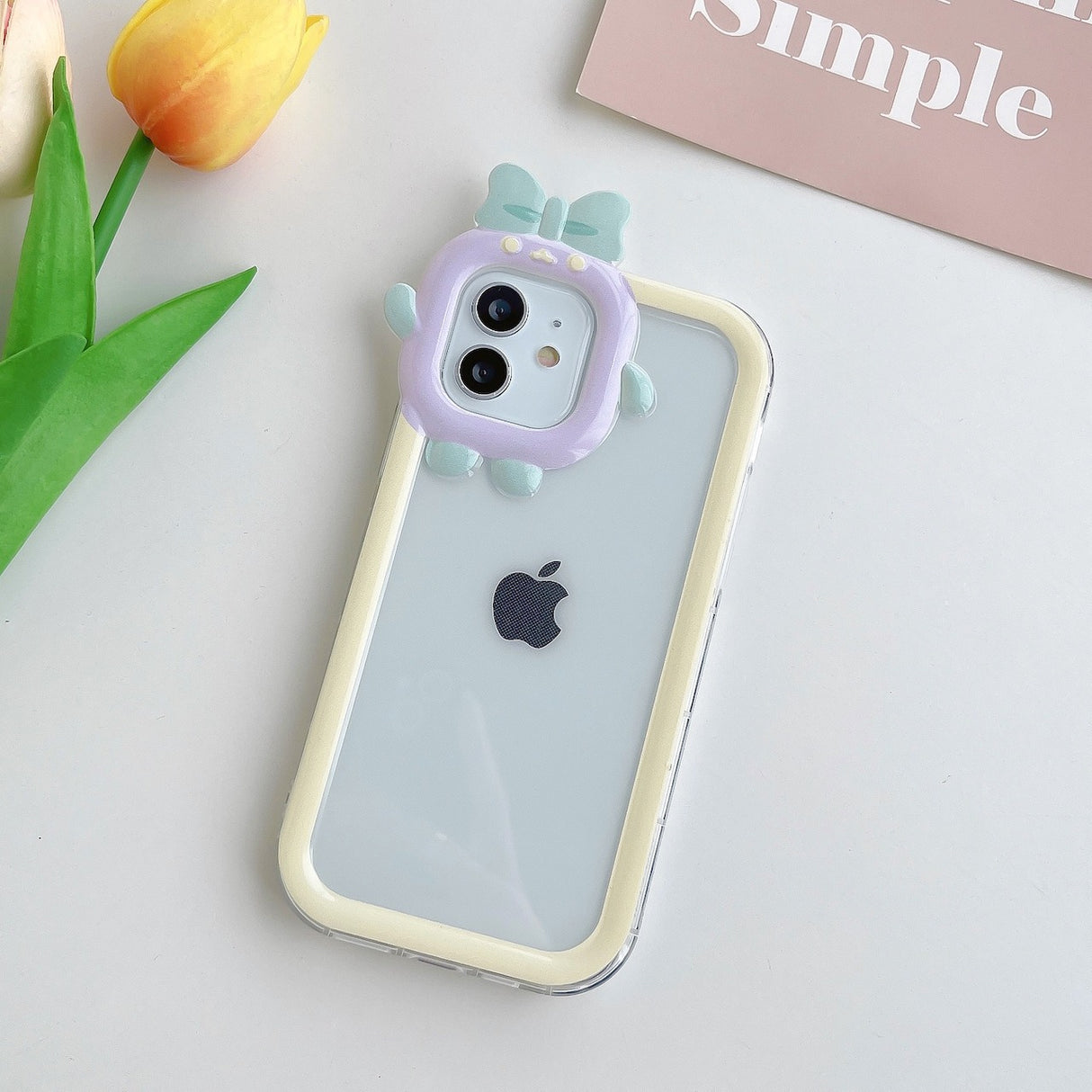 Multi Color Small Monster Lens For Apple iPhone 14maxe Phone Case Angel Eye 12pro Transparent TPU13/XR Soft Cover