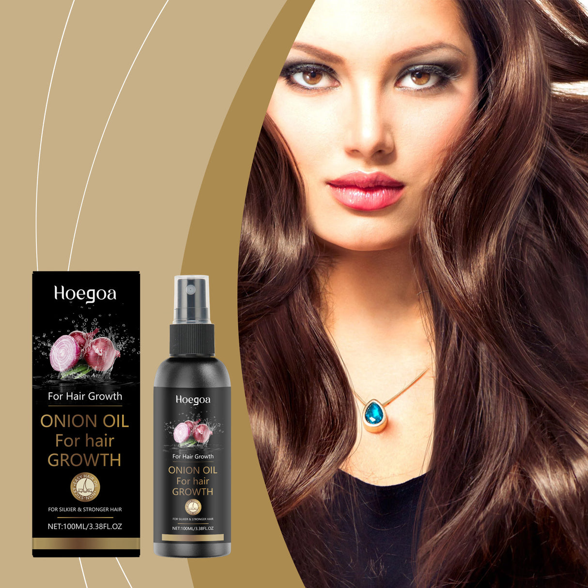 Onion Oil Hair Care Essential Oil Spray Gently Hydrates Hair Follicles Brightening Care Moisturizes And Softens Hair - V.I.P Digital Presence