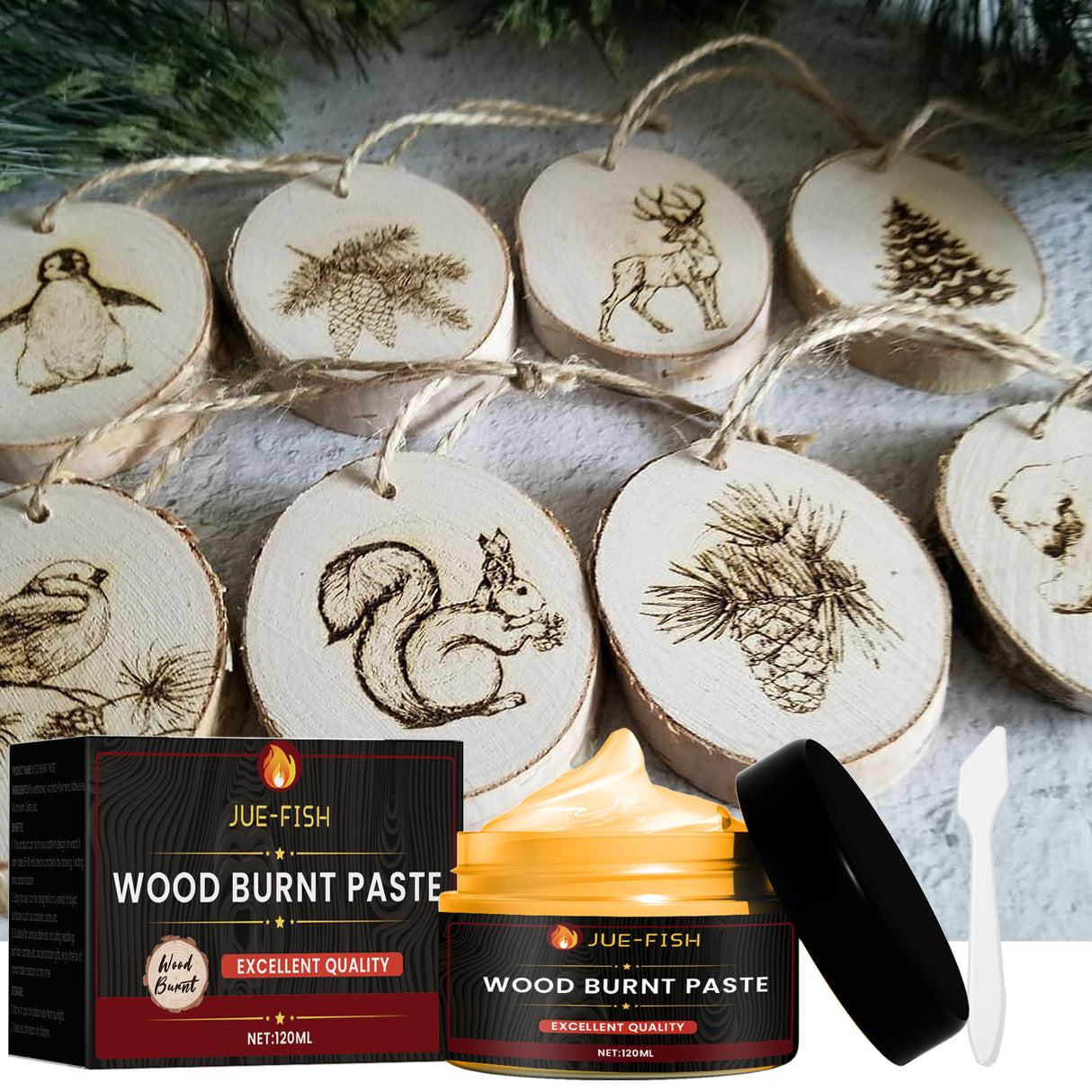 Wood Burning Paste, Camping Outdoor Wood Cloth Combustion DIY Pyrography Wood Burning Paste - V.I.P Digital Presence