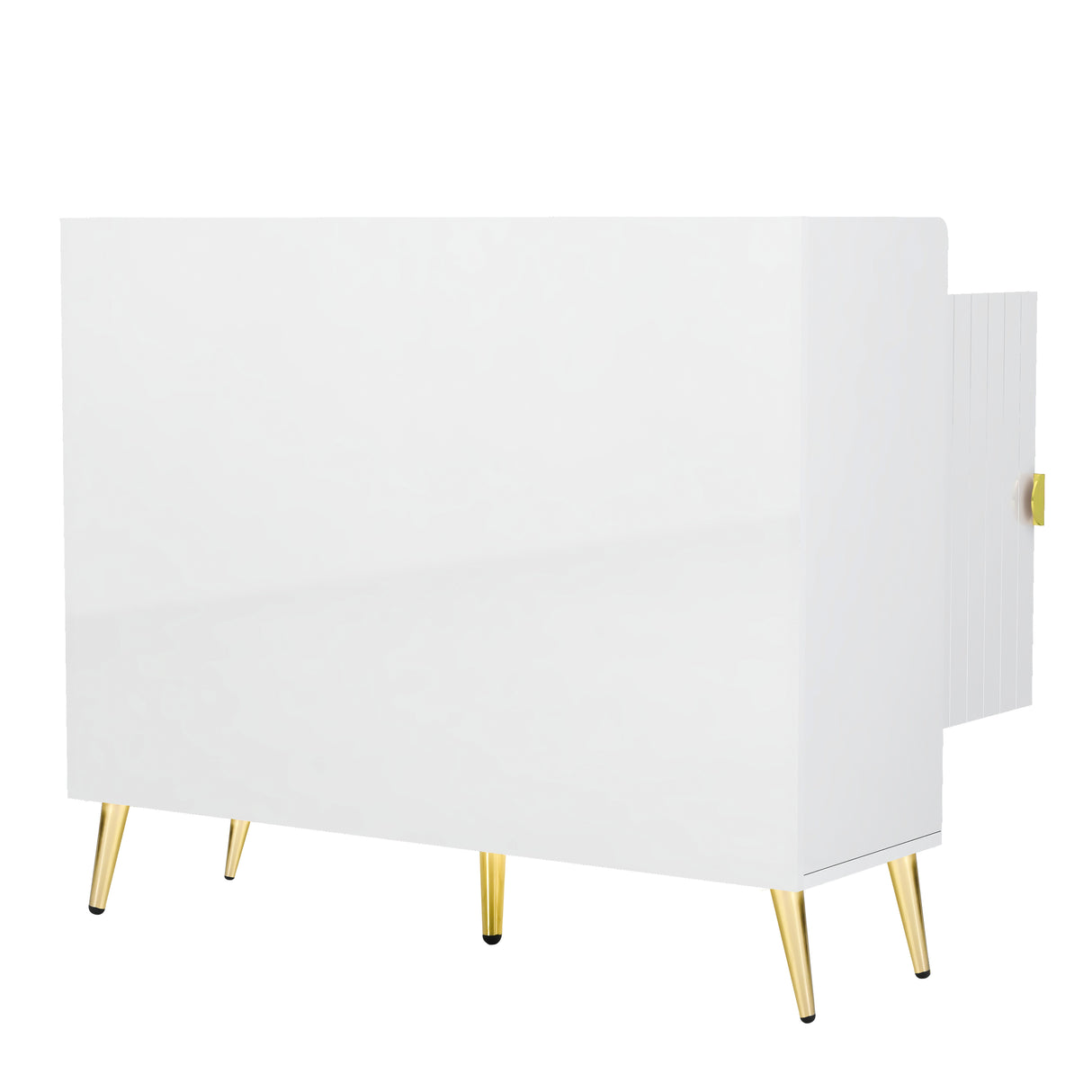 U-Can shoe cabinet with door, 11 layers with adjustable shelves, modern wooden shoe cabinet (PVC surface) - V.I.P Digital Presence