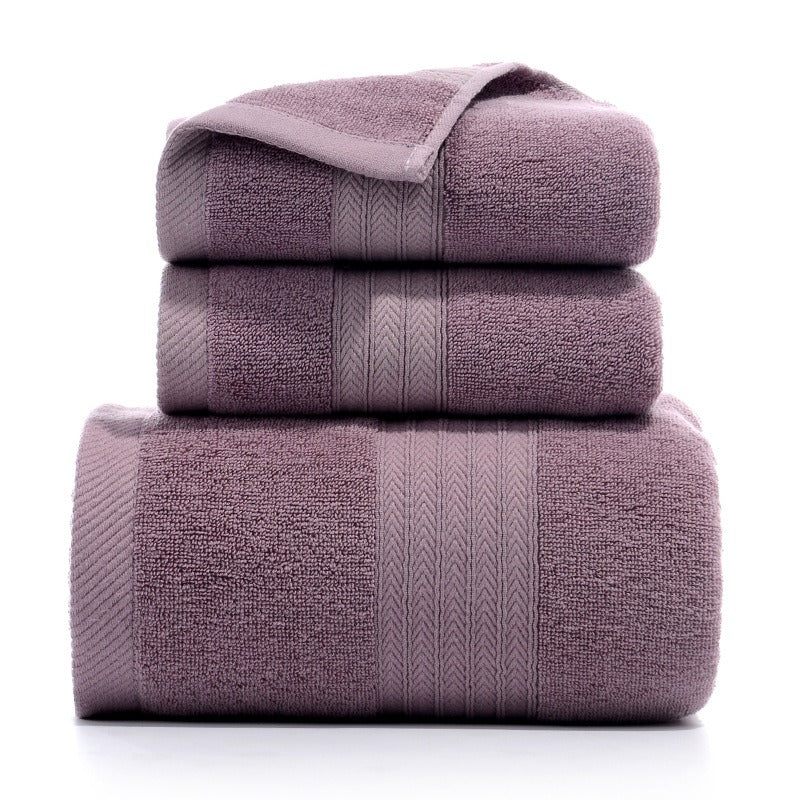 Towel Set Of Pure Cotton Towel Bath Towel Three-Piece Gift Set Xinjiang Cotton