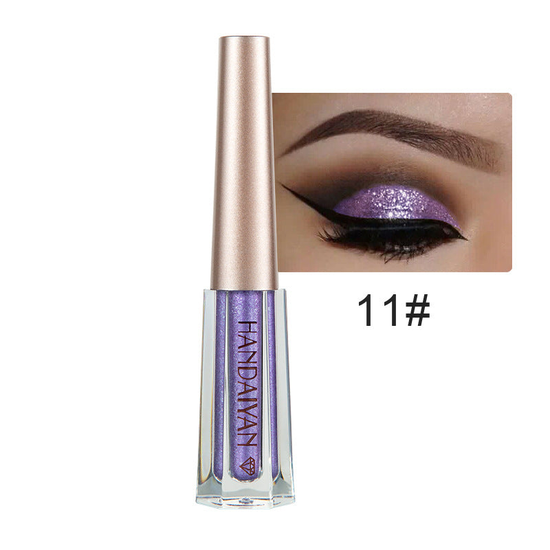 HANDAIYAN Diamond Pearl Liquid Eye Shadow 12 Colors Shining Bright Eye Shadow Liquid - V.I.P Digital Presence