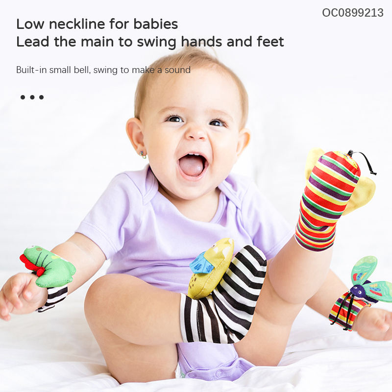 Baby Toys 0-1 Year Old Newborns Wrist Ringing Socks Comfort Set Baby Gift - V.I.P Digital Presence